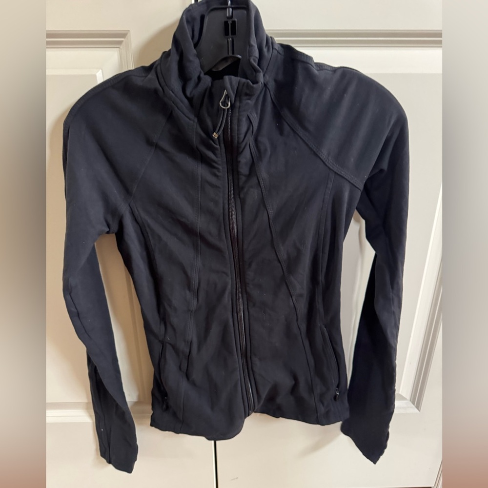 Athleta Black fitted Define Jacket